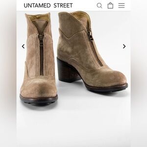 Untamed Street 7 RILEY light-sand suede boots swestern Nashville Country Fall